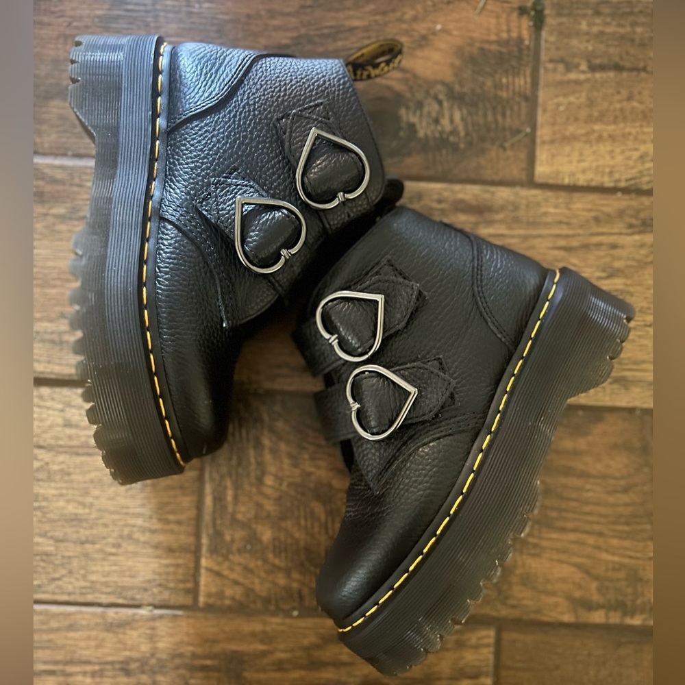 Stompin’ in Dr. Marten’s Devon Heart Boots…